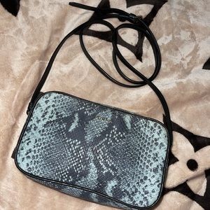 Furla Lilli XL Snake Embossed Crossbody Camera Bag